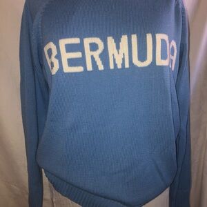 BERMUDA blue Ellsworth+Ivey sweater